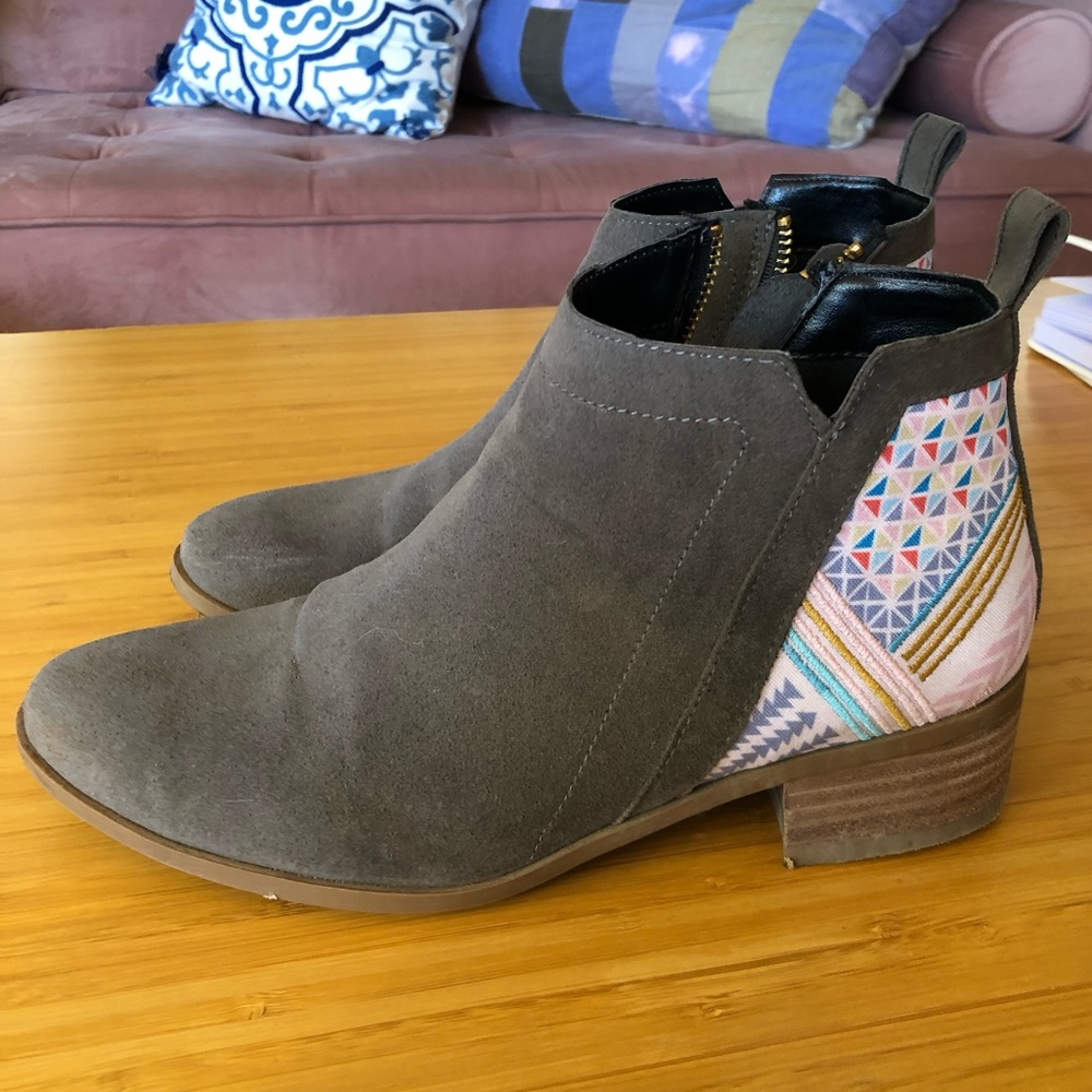 Inkkas Tesse Bootie -- Ethical, Geometric, Patterned Boots